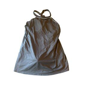 Lands End Swim Dress Adjustable Straps‎ Black 10 D Modest Beach Pool Resort